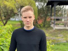 Väittelijä Markus Lahikainen. Kuva: Jukka Lehto
