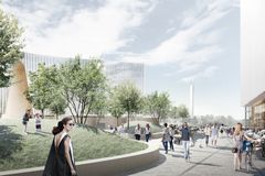 Havainnekuva Helsinki Gardenin sisäpihalta. Kuva: Arkkitehtuuritoimisto B & M Oy