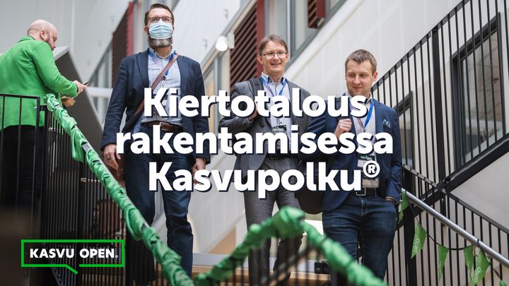Kiertotalous rakentamisessa -sparrausohjelman kumppanit ovat Uusiouutiset, VTT ja Ympäristöministeriö.