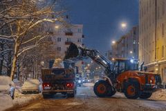 Lumitöitä tammikuussa 2021. Kuva: Helsingin kaupunki / Aki Rask