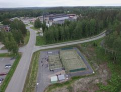 Polaria Padel -kenttä sijaitsee Mäntyharjulla.