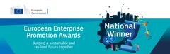 European Enterprise Promotion Awards - National Winner banner.