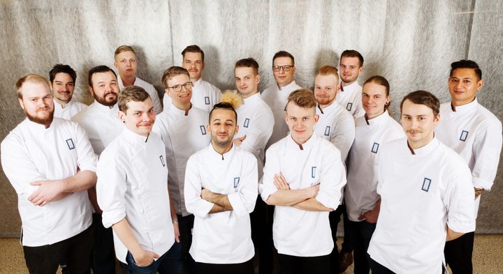 Vuoden Kokki 2017-semifinalistit. Kuva: Aino Huovio