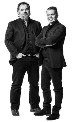 Petri Sipiläinen (vas.) ja Toni Kylätasku perustivat M Roomin vuonna 2008.