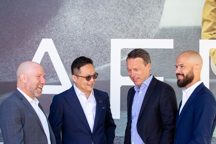 From left to right: Daniel Bren (Co-Founder & CEO, OTORIO), Dr. Terence Liu (CEO TXOne Networks), Per Kristian Egseth (EVP & Head of Division AFRY X Industrial Digitisation), Gustav Sandberg (Business Unit Manager Cyber & Communication Systems at AFRY)
Copyright AFRY
