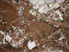 Hirmumyrsky Irman tuhoja Saint Martinin saarella. Kuva: Arie Kievit / Alankomaiden Punainen Risti