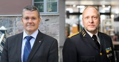 Petri Toivonen & Fredrik Ståhlberg. Foto: Försvarsministeriet & Anders G Warne.