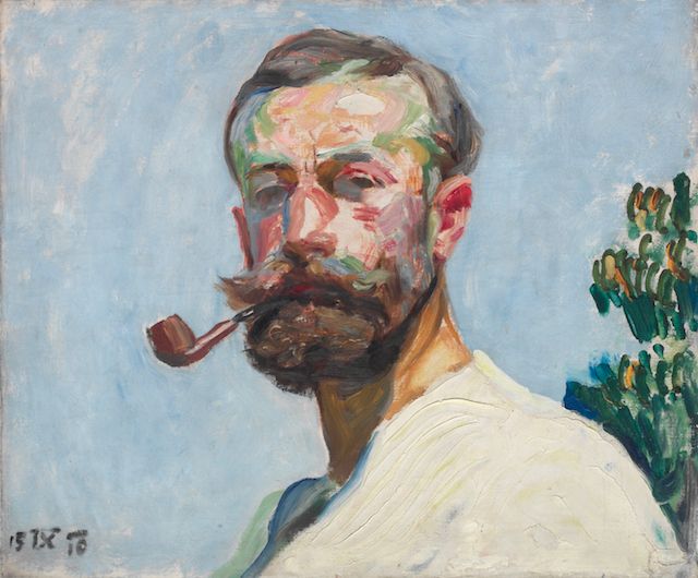 František Kupka: Självporträtt (1910). Nationalgalleriet i Prag. © ADAGP, Paris.