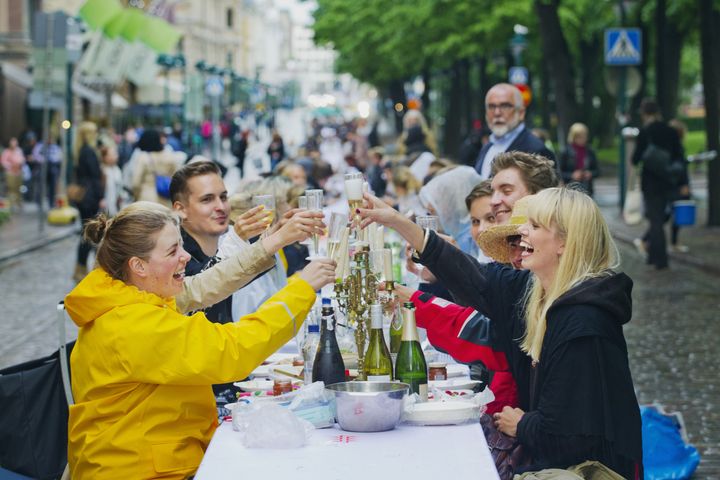 Helsinki-päivänä kaupunki täyttyy tapahtumista. Kuva: Lauri Rotko