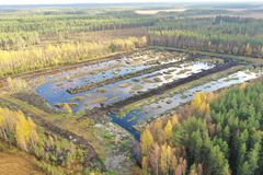 Keski-Suomen ELY-keskus on avustanut hanketta, jossa Karstulan Kaijansuon vanhan turvetuotantoalueen saostusaltaat on muutettu kosteikoksi. Kuva: Lauri Kaisto