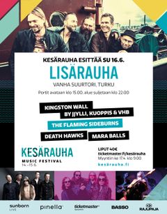 LISÄRAUHA täydentää Kesärauha-festivaalin.
