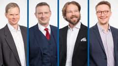 Tutkimuksen ovat tehneet Etlasta Mika Pajarinen (vas.), Jyrki Ali-Yrkkö, Otto Kässi ja Johannes Hirvonen.
