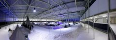 Kivikon hiihtohallin valaistusta on paranneltu LED-valaisimin. Kuva: Helsingin kaupunki