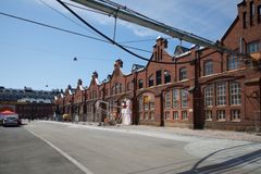 Wihuri Metro-tukun ravintolatukku rakentuu Konepajan alueen suojeltuun kokoonpanohalliin. Kuva: Mikko Mäntyniemi