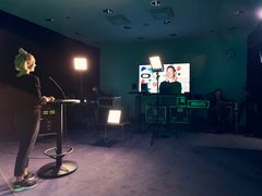 Messukeskuksessa on virtuaalistudioita, joissa tapahtuu tällä viikolla paljon. Kuva: Messukeskus