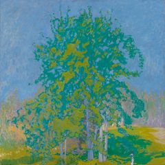 Thesleff, Ellen: Decorative Landscape (1910), National Gallery / Ateneum Art Museum. Picture: National Gallery / Yehia Eweis