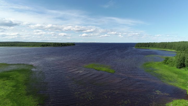 Ruoppausilmoituksen perusteella arvioidaan luvan tarve. Kuva: Mika Pylvänäinen, Kainuun ELY-keskus.