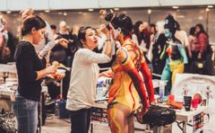 Bodypainting-kilpailuissa yhdistyvät meikkaajan ammattitaito ja yllätykselliset ideat. Kuva: Messukeskus, Petri Mast.