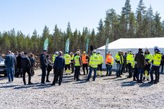 Lestijärven tuulipuiston Kuokat maahan tilaisuus 19.5.2022. Kuva: Claire Zhang