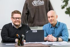 Mikko Sahikallio ja Antti Pitkänen. Kuvaaja: Petri Jauhiainen