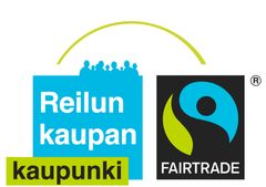 Reilun kaupan kaupunki -logo