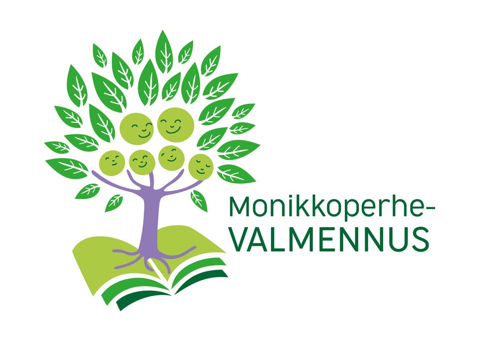 Suomen Monikkoperheet ry:n monikkoperhevalmennuksen logo