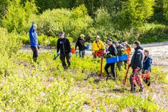 A group of some thirty volunteers planted the trees on World Environment Day on June 5th 2023. Photo: Jarno Artika. 
