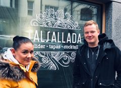Keittiömestari Susanna Määttänen ja ravintolapäällikkö Anton Duhov toivottavat tervetulleeksi 1.12.2018 avattavaan Salsalladaan.