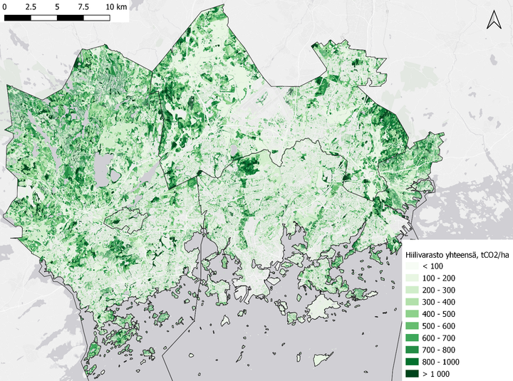 Pääkaupunkiseudun hiilivarastot
