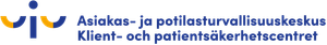 Asiakas- ja potilasturvallisuuskeskus – Klient- och patientsäkerhestcentret-logo
