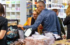 Messukeskuksessa Helsingissä 20.-21.11.2021 järjestettävä POP-UP-tapahtuma tarjoaa ostosmahdollisuuksia. (Kuva: Messukeskus)