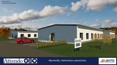 Mynämäelle rakennetaan ikäihmisten hoivakoti. Havainnekuva vastaavasta kohteesta.