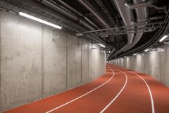 Olympiastadionin sisäjuoksurata Tunneli Kuva: Wellu Hämäläinen