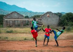 Torka i Kipkori i Kenya hotar betesmarkerna; som följd fattigdom och familjer som tar sina barn ur skolan. Foto: Antti Yrjönen, Kyrkans Utlandshjälp