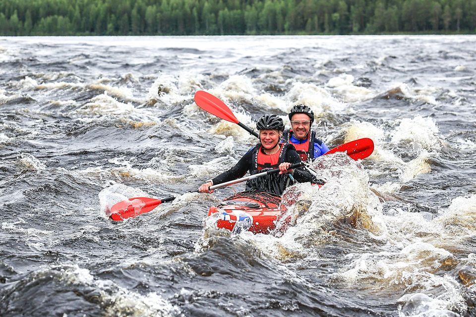 Karelian Odyssey 2023 TeamKöntys1 Anna-Kaisa Nuutero-Koski ja Toni Koski kuvaaja Jarno Artika