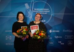 Vuoden 2019 S-Chef Liisa Manninen ja S-Boss Minna Karhu