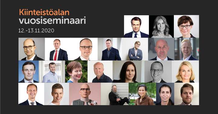 Kiinteistöalan Vuosiseminaari 2020 tarjoaa huippuasiantuntijoiden puheenvuoroja