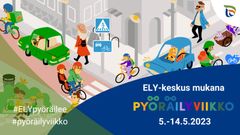 ELY-keskus mukana Pyöräilyviikossa 5.-14.5.2023.