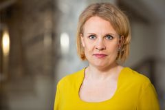 Kansanedustaja, eduskunnan Jemen-ryhmän puheenjohtaja Pilvi Torsti vaatii Jemenin kriisin nostamista Suomen tulevan EU-puheenjohtajakauden agendalle. Kuvaaja: Jukka-Pekka Flander