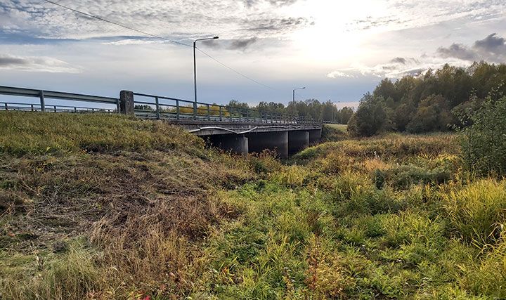 Kaakamojoen silta. Kuva:Risto Laine (Sweco Infra & Rail Oy).