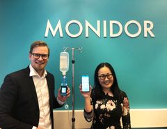 Monidorin toimitusjohtaja Mikko Savola ja Japanin markkinoiden avaamisessa ratkaisevasti vaikuttanut konsultti Yoko Keränen.