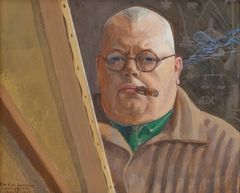 Eric O. W. Ehrström: Omakuva / Självporträtt
1933. Gösta Serlachiuksen taidesäätiö / Gösta Serlachius konststiftelse.
Kuva / foto: Teemu Källi