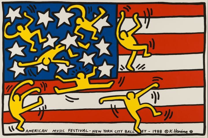Keith Haring: American Music Festival - New York City Ballet, copyright Keith Haring Foundation
