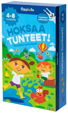 Vuoden Lastenpeli 2021 finalisti: Hoksaa tunteet! Vauhdikas tutkimispeli – Sanoma Pro Oy, Oppi&Ilo