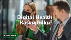 Digital health sparrausohjelman kumppanit ovat Business Jyväskylä ja Varma.