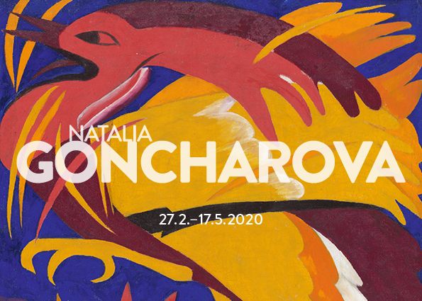 Natalia Goncharova: Skördepolyptyk: Fågel Fenix (1911), detalj. Tretjakovgalleriet. © Tretjakovgalleriet
