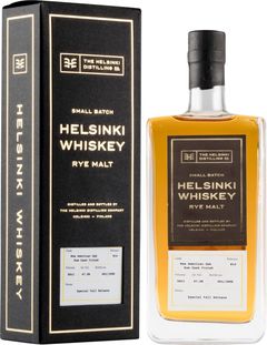 Helsinki Whiskey release #14, Rum Cask Finish Rye Malt on Alkon tilausvalikoimassa. Alkoholipitoisuus on 47,5 % ja 0,5 litran pullon hinta 69,91 euroa.