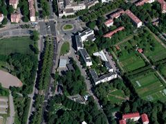 Kehittämisvarausalueen sijainti, ilmakuva