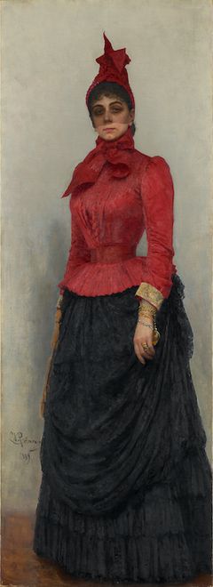 Ilja Repin: Paronitar Varvara Uexküll von Gyldenbandtin muotokuva (1889). Tretjakovin galleria. © Tretjakovin galleria, Moskova