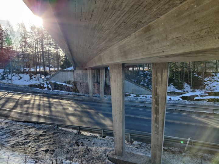 Pickala korsningsbro i Sjundeå.